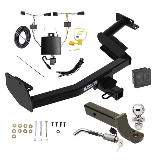 Trailer Tow Hitch For 23-25 Hyundai Palisade All Models Deluxe Package Wiring 2" Ball Mount and Lock