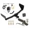 Trailer Tow Hitch For 21-24 Toyota Venza All Models Deluxe Package Wiring 2" Ball Mount and Lock