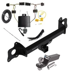 Trailer Tow Hitch For 21-23 Tesla Y All Models Complete Package w/ Wiring and 2" Ball