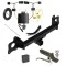 Trailer Tow Hitch For 21-23 Tesla Y Deluxe Package Wiring 2" Ball Mount and Lock Trailer Tow Hitch For 21-23 Tesla Y Deluxe Package Wiring 2" Ball Mount and Lock