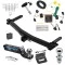Ultimate Class 4 7.5K Tow Package For 11-13 Dodge Durango All Models Trailer Hitch w/ Wiring 2" Drop Mount Dual 2" and 1-7/8" Ball Lock Bracket Cover 2" Receiver
