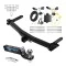 Class 4 7.5K Tow Package For 14-26 Dodge Durango All Models Trailer Hitch w/ Wiring 2" Drop Mount 2" Ball 2" Receiver