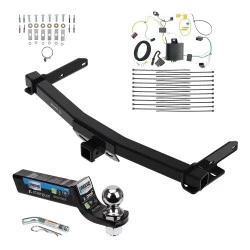 Tow Package For 14-21 Jeep Grand Cherokee 22-22 WK Trailer Hitch w/ Wiring 2" Drop Mount 2" Ball 2" Receiver
