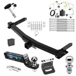 Custom Fit Trailer Hitch Wiring Harness (Plug & Play) 2" Drop Ball-Mount w/ Pin/Clip 2" Chrome Ball Security Lock Pin & Key 1-7/8" Chrome Ball 4-Flat Mounting Bracket Rubber Hitch Plug Cover Installation Hardware Installation Instru Ultimate Tow Package For 14-21 Jeep Grand Cherokee 2022 WK Old Body Style Trailer Hitch w/ Wiring 2" Drop Mount Dual 2" and 1-7/8" Ball Lock Bracket Cover 2" Receiver