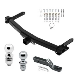 Trailer Tow Hitch For 11-21 Jeep Grand Cherokee Except EcoDiesel 2022 WK 11-26 Dodge Durango w/ 1-7/8" and 2" Ball