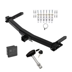 Trailer Tow Hitch For 11-21 Jeep Grand Cherokee Except EcoDiesel 2022 WK 11-26 Dodge Durango w/ Security Lock Pin Key