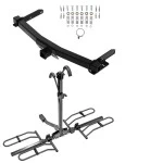 Trailer Tow Hitch For 11-22 Dodge Durango Jeep Grand Cherokee 2022 WK Old Body Style w/ Platform Style 2 Bike Rack
