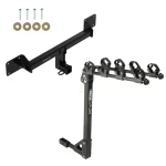 Trailer Tow Hitch For 2021-2023 Ford Bronco Sport  Tilt Away Adult or Child Arms Fold Down Carrier