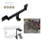 Trailer Hitch w/ 4 Bike Rack For 21-23 Ford Bronco Sport Approved for Recreational & Offroad Use Carrier for Adult Woman or Child Bicycles Foldable