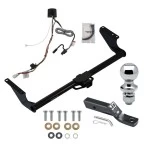 Trailer Tow Hitch For 21-27 Toyota Sienna All Models 2" Receiver Complete Package w/ Wiring and 1-7/8" Ball
