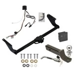 Custom Fit Trailer Hitch Wiring Harness (Plug & Play) 2" Drop Ball-Mount w/ Locking Pin/Clip 2" Chrome Ball Rubber Hitch Plug Cover Installation Hardware Installation Instructions 76438 118824 7005111 7010 Draw-Tite Trailer Tow Hitch 21-23 T Trailer Tow Hitch For 21-24 Toyota Sienna Deluxe Package Wiring 2" Ball Mount and Lock