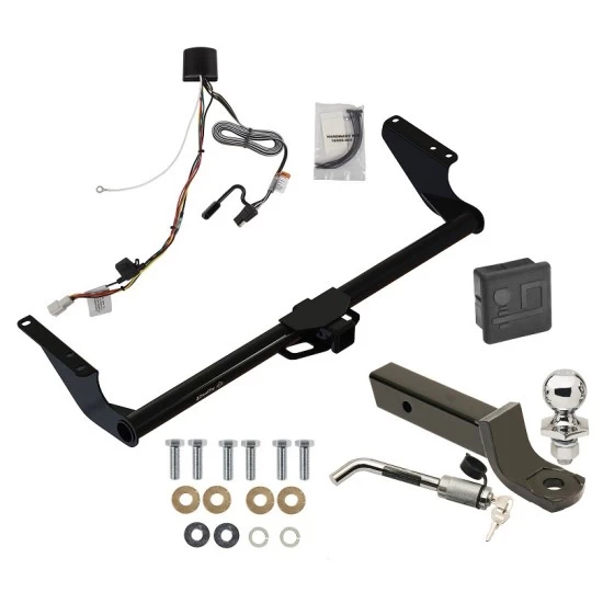 Custom Fit Trailer Hitch Wiring Harness (Plug & Play) 2" Drop Ball-Mount w/ Locking Pin/Clip 2" Chrome Ball Rubber Hitch Plug Cover Installation Hardware Installation Instructions 76438 118824 7005111 7010 Draw-Tite Trailer Tow Hitch 21-23 T Trailer Tow Hitch For 21-24 Toyota Sienna Deluxe Package Wiring 2" Ball Mount and Lock