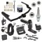 For 2018-2019 Lexus RX350L Trailer Hitch Tow PKG w/ 4-Flat Wiring + Adjustable Drop Rise Ball Mount + Inerchangeable 1-7/8" & 2" & 2-5/16" Balls + Wiring Bracket + Hitch Cover + Dual Hitch & Coupler Locks + Wiring Tester + Ball 