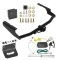 For 2014-2019 Toyota Highlander Trailer Hitch Tow PKG w/ 4-Flat Wiring Harness + Wiring Bracket + Hitch Cover By Draw-Tite