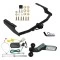 For 2014-2019 Toyota Highlander Trailer Hitch Tow PKG w/ 4-Flat Wiring + Dual Ball Ball Mount 2" & 2-5/16" Trailer Balls + Pin/Clip By Draw-Tite