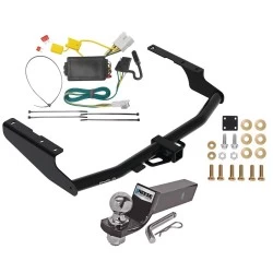 Tow Package For 14-19 Toyota Highlander Trailer Hitch w/ Wiring 2" Drop Mount 2" Ball 2" Receiver