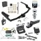 For 2014-2019 Toyota Highlander Trailer Hitch Tow PKG w/ 4-Flat Wiring + Starter Kit Ball Mount w/ 2" Drop & 2" Ball + 1-7/8" Ball + Wiring Bracket + Hitch Cover + Dual Hitch & Coupler Locks + Wiring Tester + Ball Lube + Electric Gr