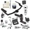 For 2020-2023 Toyota Highlander Trailer Hitch Tow PKG w/ 4-Flat Wiring + Adjustable Drop Rise Ball Mount + 2-5/16" Ball + Wiring Bracket + Hitch Cover + Dual Hitch & Coupler Locks + Wiring Tester + Ball Lube + Electric Grease + Ball Wrench + Anti