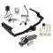 Tow Package For 20-23 Toyota Highlander Except w/ Twin-Tip Exhaust and XSE Trailer Hitch w/ Wiring 2" Drop Mount 2" Ball 2" Receiver