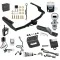 For 2020-2023 Toyota Highlander Trailer Hitch Tow PKG w/ 4-Flat Wiring + Ball Mount w/ 2" Drop + 1-7/8" Ball + Wiring Bracket + Hitch Cover + Dual Hitch & Coupler Locks + Wiring Tester + Ball Lube + Electric Grease + Ball Wrench + Anti Rattl