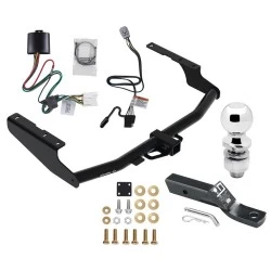 Trailer Tow Hitch For 20-26 Toyota Highlander Complete Package w/ Wiring Harness Kit and 2" Ball