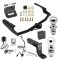 For 2020-2023 Toyota Highlander Trailer Hitch Tow PKG w/ 4-Flat Wiring + Ball Mount w/ 4" Drop + 2" Ball + 1-7/8" Ball + Wiring Bracket + Hitch Cover (Excludes: w/Twin-Tip Exhaust Models) By Draw-Tite