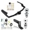 For 2018-2021 Lexus RX350L Trailer Hitch Tow PKG w/ 4-Flat Wiring + Ball Mount w/ 4" Drop + 2" Ball + 1-7/8" Ball By Draw-Tite