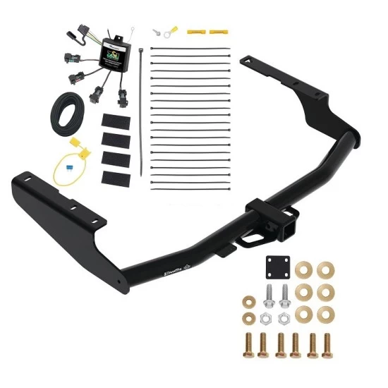 Trailer Tow Hitch For 18-22 Lexus RX350L w/o Factory Tow PKG 2" Receiver w/ Zero Contact Wiring Harness Kit