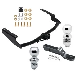 Trailer Tow Hitch For 14-26 Toyota Highlander 18-22 Lexus RX350L 2" Receiver w/ 1-7/8" and 2" Ball