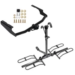 Trailer Tow Hitch For 14-26 Toyota Highlander 18-22 Lexus RX350L 2" Receiver Platform Style 2 Bike Rack