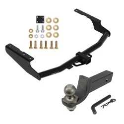 For 14-26 Toyota Highlander 18-22 Lexus RX350L Trailer Hitch Tow PKG + Interlock Tactical Starter Kit w/ 2" Drop & 2" Ball Models) By Draw-Tite