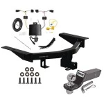 Trailer Tow Hitch For 22-27 Acura MDX All Models Class 4 Complete Package w/ Wiring and 2" Ball