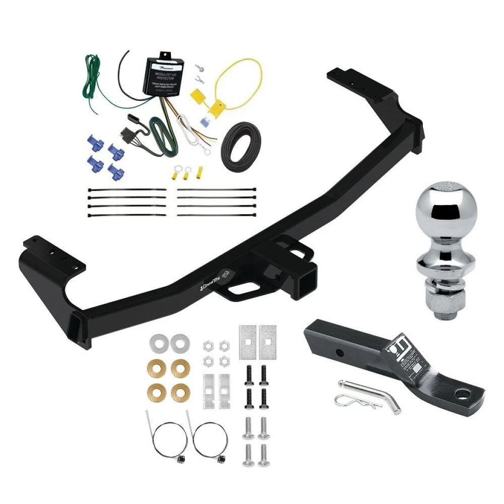 Custom Fit Trailer Hitch Wiring Harness (Requires Splicing) 2" Drop Ball-Mount w/ Pin/Clip 1-7/8" Chrome Ball Installation Hardware Installation Instructions 76473 119148 23 63816 Draw-Tite Trailer Tow Hitch 21-22 Mercedes-Benz GLA250 Complete Trailer Tow Hitch For 21-24 Mercedes-Benz GLA250 Complete Package w/ Wiring and 1-7/8" Ball