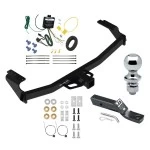 Custom Fit Trailer Hitch Wiring Harness (Requires Splicing) 2" Drop Ball-Mount w/ Pin/Clip 1-7/8" Chrome Ball Installation Hardware Installation Instructions 76473 119148 23 63816 Draw-Tite Trailer Tow Hitch 21-22 Mercedes-Benz GLA250 Complete Trailer Tow Hitch For 21-24 Mercedes-Benz GLA250 Complete Package w/ Wiring and 1-7/8" Ball
