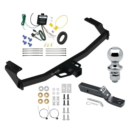 Custom Fit Trailer Hitch Wiring Harness (Requires Splicing) 2" Drop Ball-Mount w/ Pin/Clip 1-7/8" Chrome Ball Installation Hardware Installation Instructions 76473 119148 23 63816 Draw-Tite Trailer Tow Hitch 21-22 Mercedes-Benz GLA250 Complete Trailer Tow Hitch For 21-24 Mercedes-Benz GLA250 Complete Package w/ Wiring and 1-7/8" Ball
