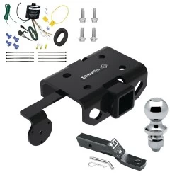 Trailer Tow Hitch For 11-22 Volkswagen Amarok All Models Class 4 2" Receiver Complete Package w/ Wiring and 1-7/8" Ball