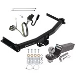 Trailer Tow Hitch For 20-26 Cadillac XT6 All Models Complete Package w/ Wiring and 2" Ball