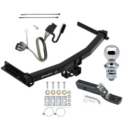 Trailer Tow Hitch For 20-26 Cadillac XT6 All Models Class 3 2" Receiver Complete Package w/ Wiring and 1-7/8" Ball