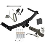 Trailer Tow Hitch For 20-26 Cadillac XT6 All Models Deluxe Package Wiring 2" Ball Mount and Lock