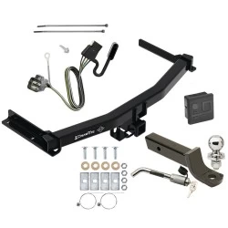 Trailer Tow Hitch For 20-26 Cadillac XT6 All Models Deluxe Package Wiring 2" Ball Mount and Lock