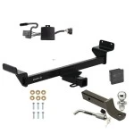 Trailer Tow Hitch For 22-24 Hyundai Tucson Except N Line 25-27 XRT Models 2" Receiver Class 3 Deluxe Package w/ Wiring 2" Ball Mount and Lock