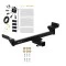 Trailer Tow Hitch For 23-24 KIA Sportage 2" Receiver Class 3 w/ Zero Contact Wiring Harness Kit