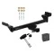Trailer Tow Hitch For 22-24 Hyundai Tucson 23-24 KIA Sportage 2" Receiver Class 3 w/ Security Lock Pin Key