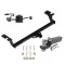 Trailer Tow Hitch For 22-24 KIA Carnival All Models Complete Package w/ Wiring and 2" Ball