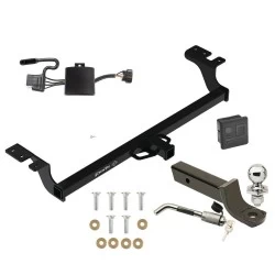 Trailer Tow Hitch For 22-24 KIA Carnival All Models Deluxe Package Wiring 2" Ball Mount and Lock