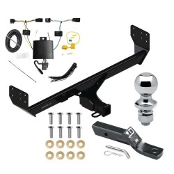 Trailer Tow Hitch For 21-26 Genesis GV80 All Models Class 4 2" Receiver Complete Package w/ Wiring and 1-7/8" Ball
