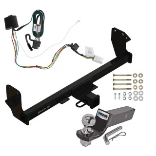 Trailer Tow Hitch For 22-27 Mitsubishi Eclipse Cross All Models Complete Package w/ Wiring and 2" Ball