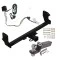 Trailer Tow Hitch For 22-27 Mitsubishi Eclipse Cross All Models Complete Package w/ Wiring and 2" Ball