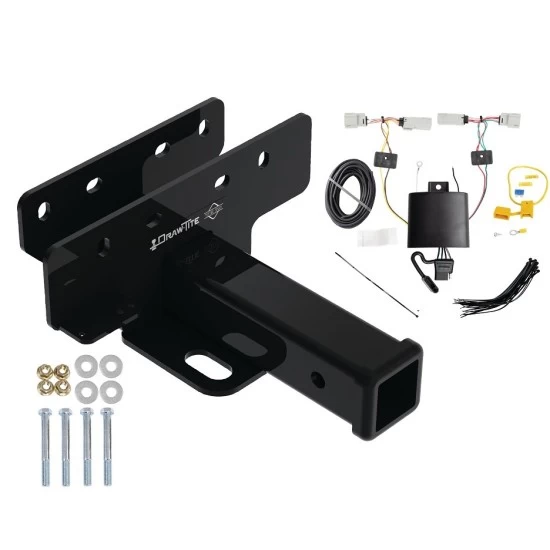 Trailer Tow Hitch For 21-27 Ford Bronco w/ LED Taillights w/ Plug & Play Wiring Kit Class 3 2" Receiver Draw-Tite