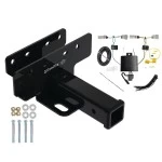 Trailer Tow Hitch For 21-27 Ford Bronco w/o LED Taillights w/ Plug & Play Wiring Kit Class 3 2" Receiver Draw-Tite